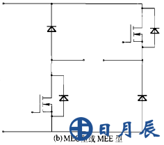 使用MOSFET的正激變換器和直流電機驅(qū)動的不對稱全橋圖