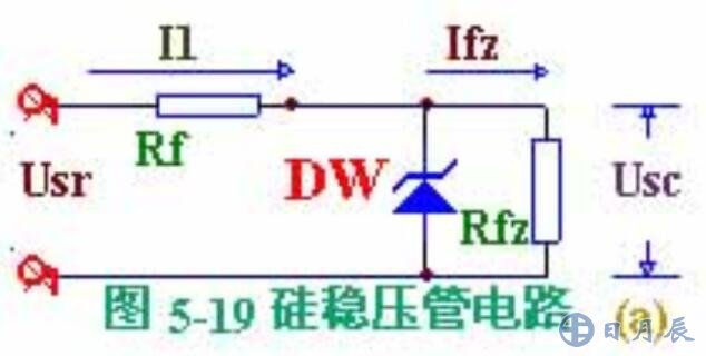 穩(wěn)壓二極管的工作原理及穩(wěn)壓二極管使用電路圖