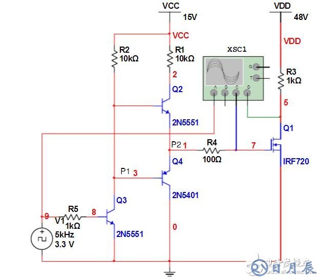 nmos高端驅動自舉電路