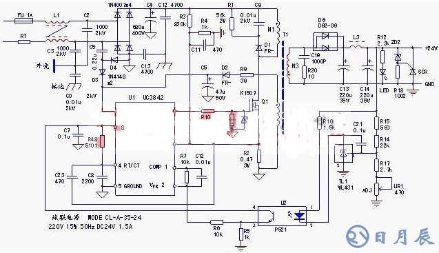 24v開關(guān)電源電路圖大全（五款模擬電路設(shè)計原理圖詳解）