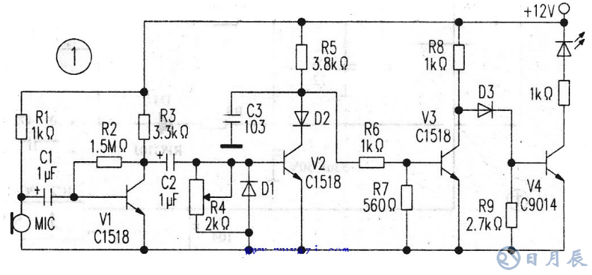 自制簡易電子血壓計電路圖