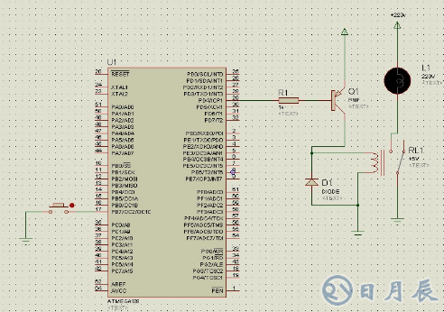 AVR單片機控制繼電器吸合與斷開的仿真設(shè)計